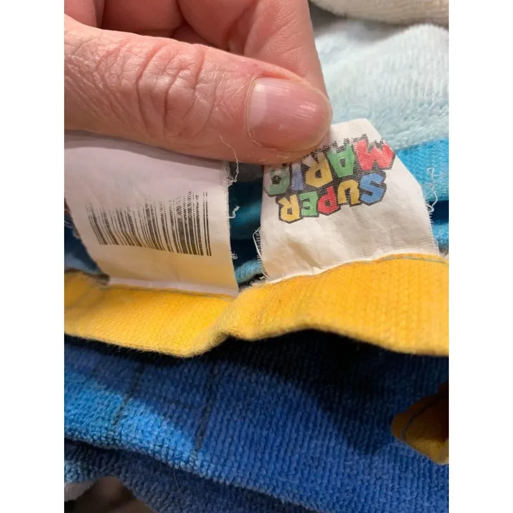 Super Mario Official Nintendo Kids Bath Pool Beach Towel Super Soft Cotton Read